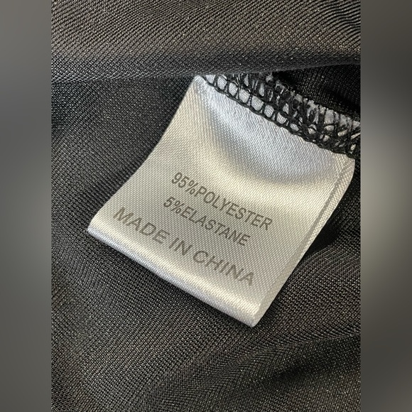 SEEK THE LABEL Black Little Dress Velvet Mini Dress - Picture 8 of 8